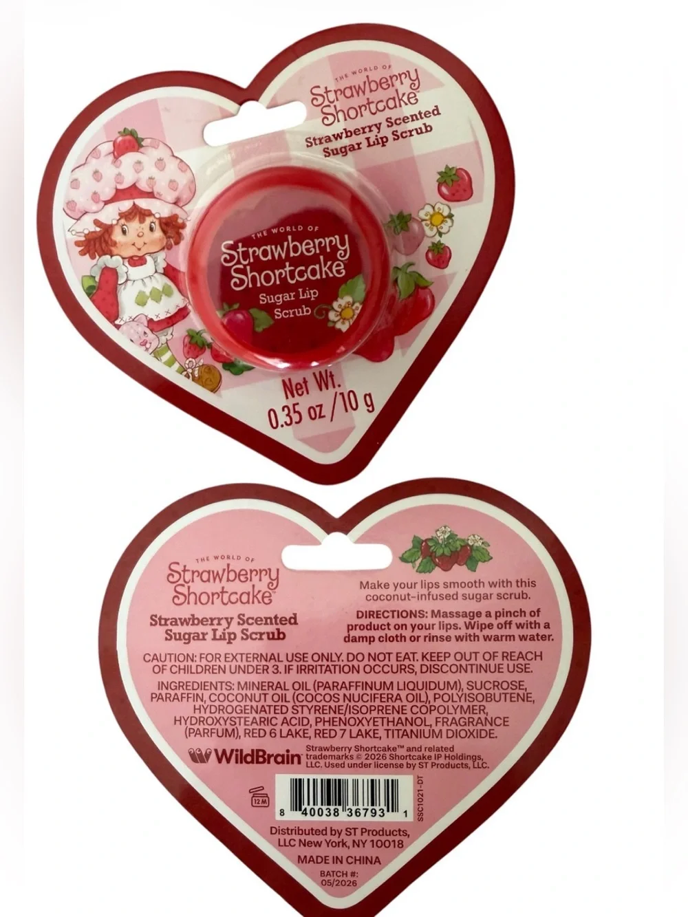 Strawberry Shortcake Lip Balm Duo & Lip Scrub